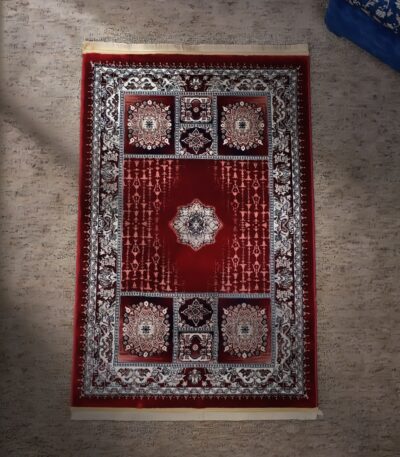 INM Luxury Red Color Rugs Buy Online