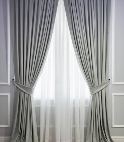 Modern Window Curtains in Living Room
