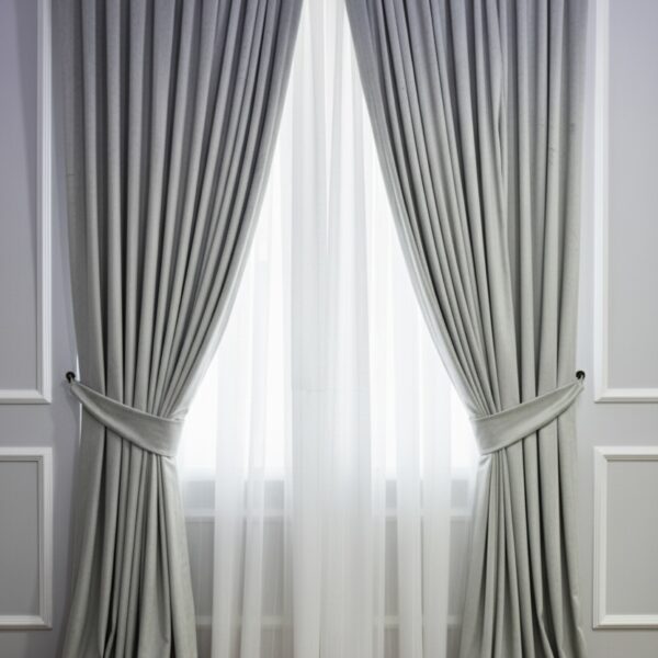 Modern Window Curtains in Living Room
