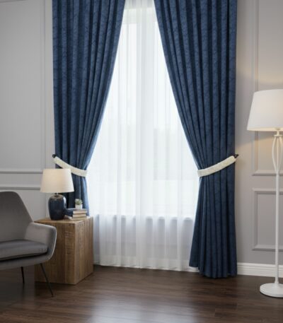 Stylish curtains for drawing room
