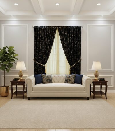 elegant curtain designs for living room
