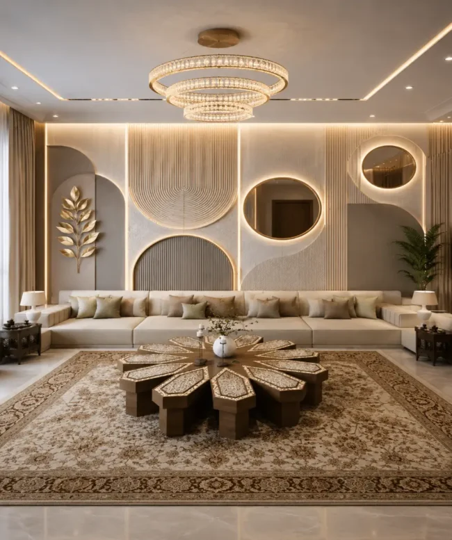 Beige Minimalist Arabic Majlis