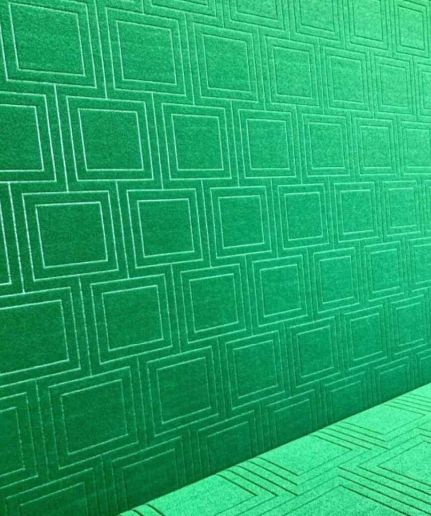 Geometric Greek Key Wall Carpet - InamCarpets