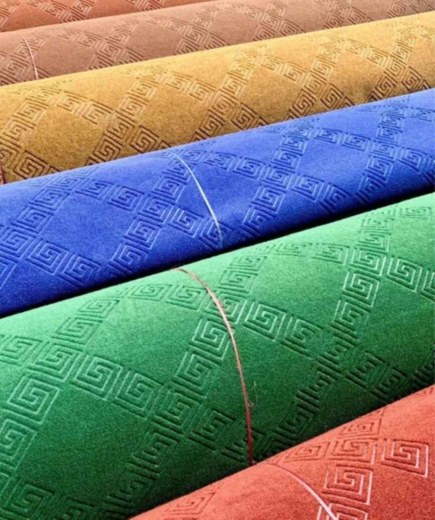 Geometric Greek Key Wall Carpet - InamCarpets