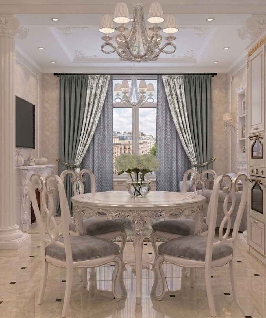 Grey Jacquard Luxury Curtain - InamCarpets