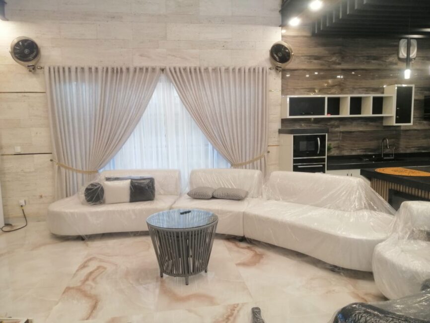 Inam C Shape Sofa Set Design