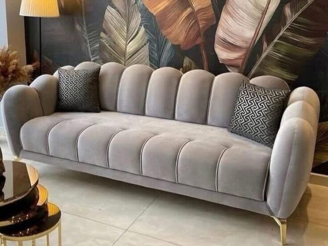 Inam Grey Sofa Design Set