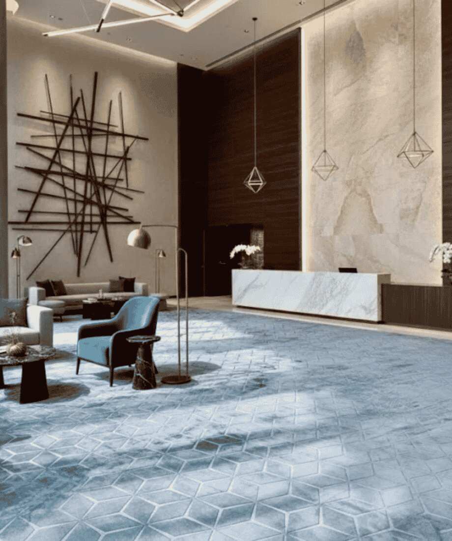 Isometric 3D Cube Wall to Wall Carpet - Image 4