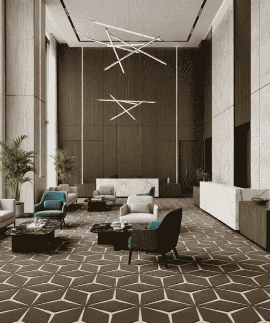 Isometric 3D Cube Wall to Wall Carpet - Image 2