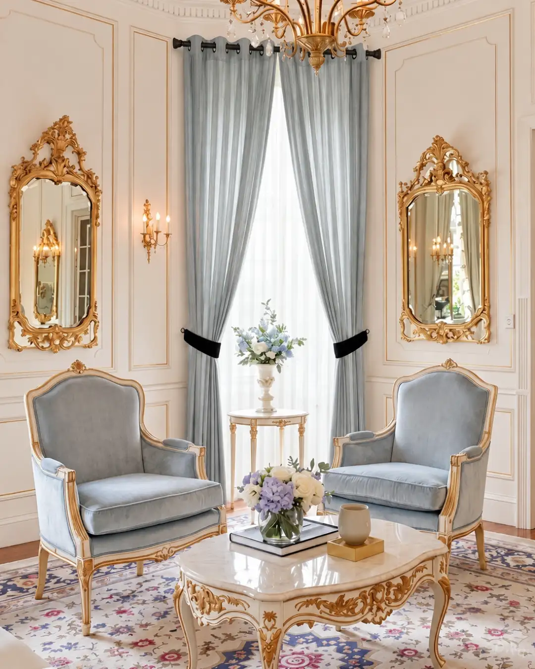 Light Grey Sheer Curtain