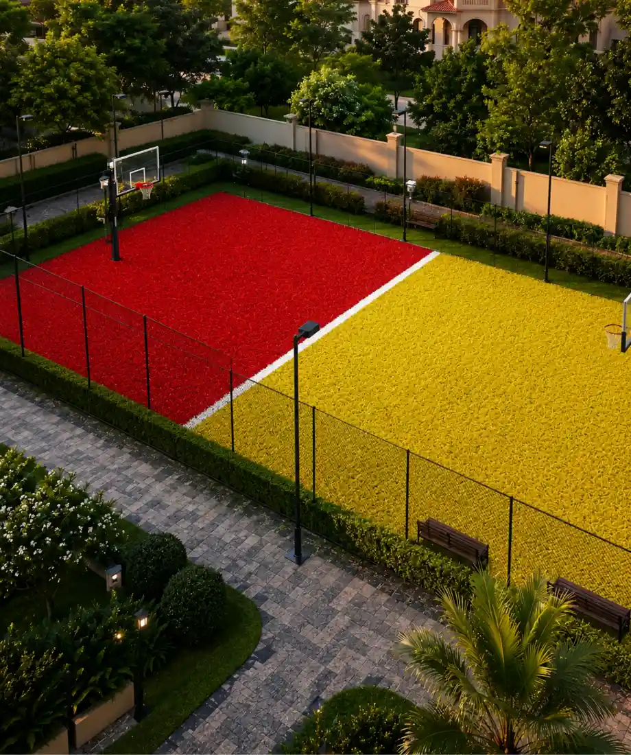 Multi-Color Sports Turf Sled Track - Image 2