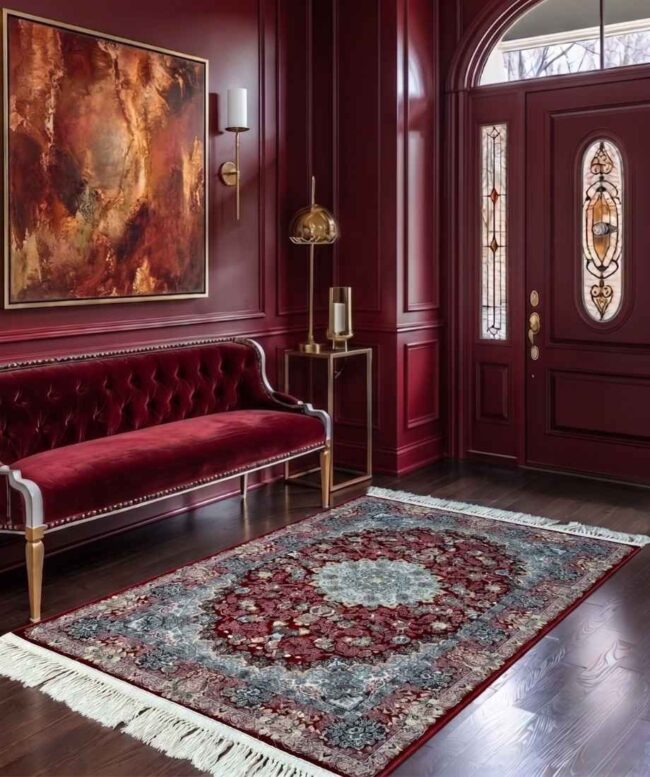 Traditional Persian Medallion Rug - InamCarpets