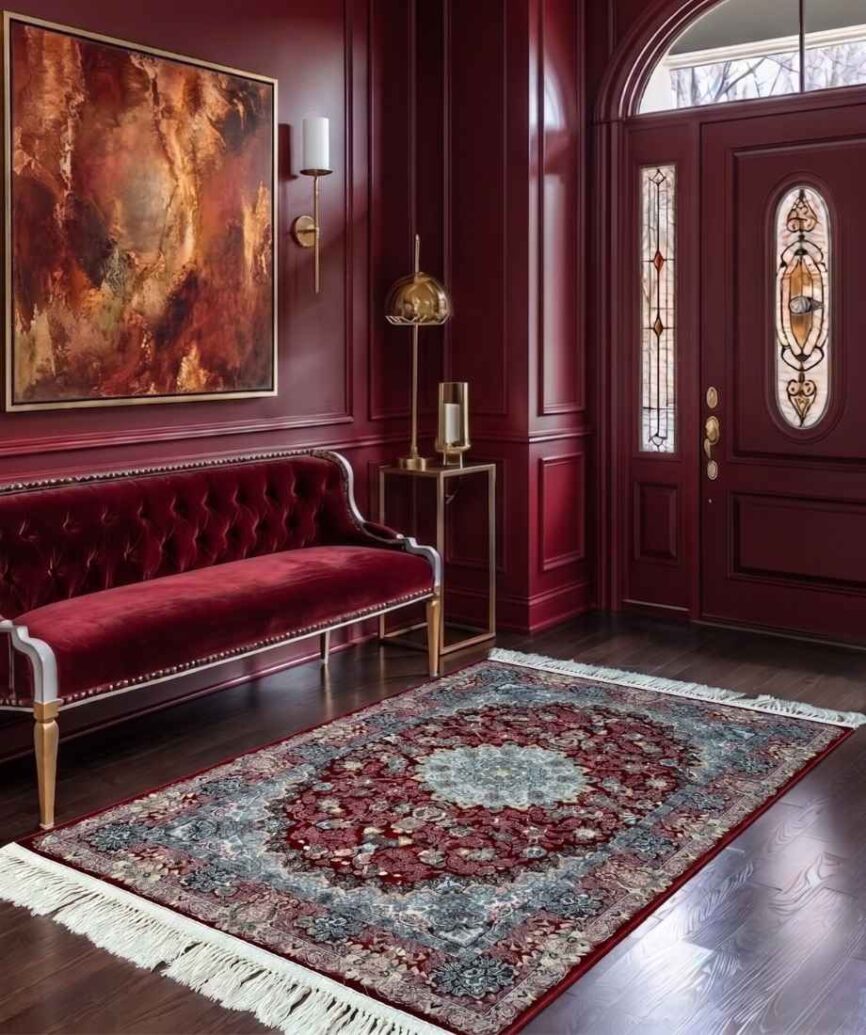 Traditional Persian Medallion Rug - InamCarpets