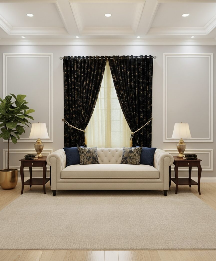 Elegant curtain designs for living room