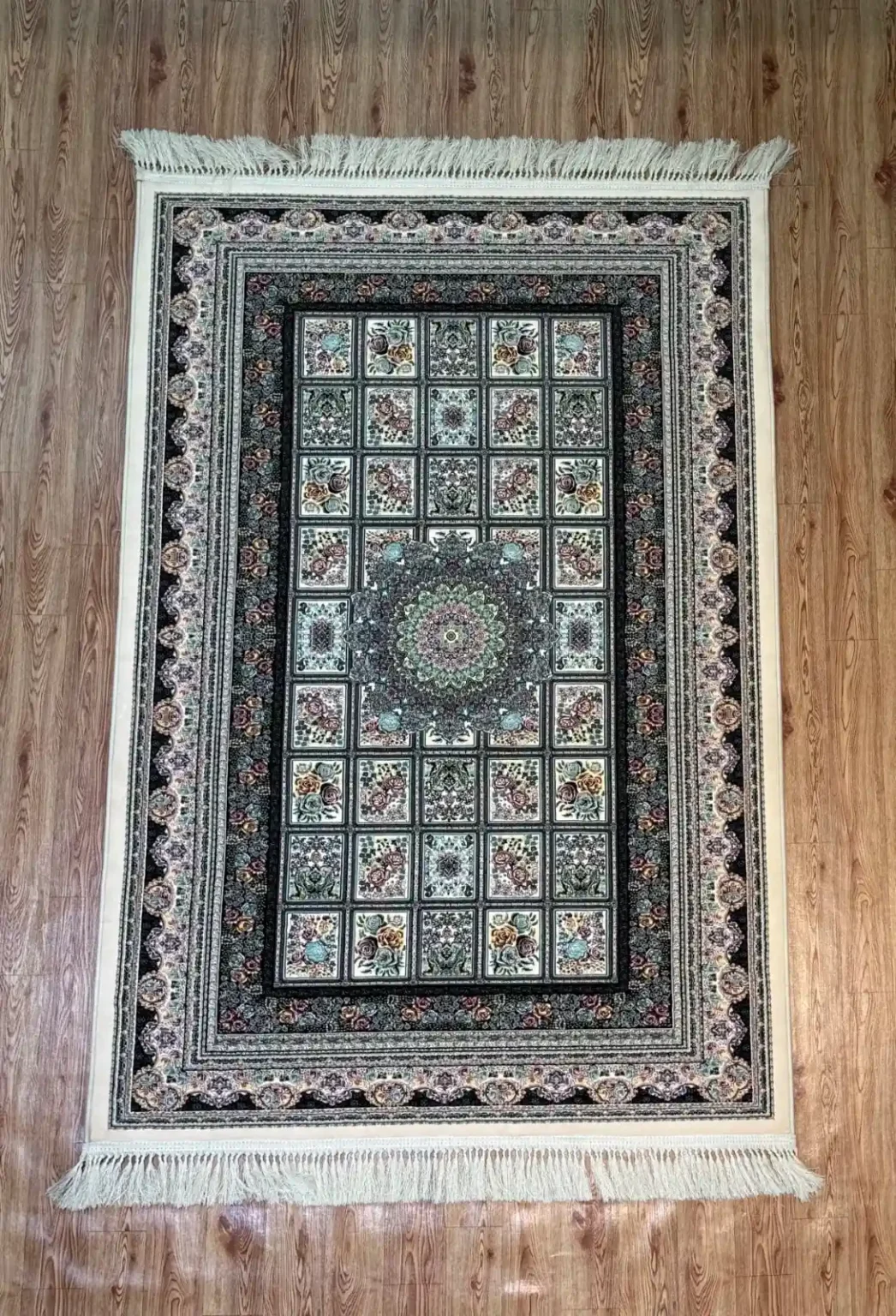 Black Cream and Sage Green