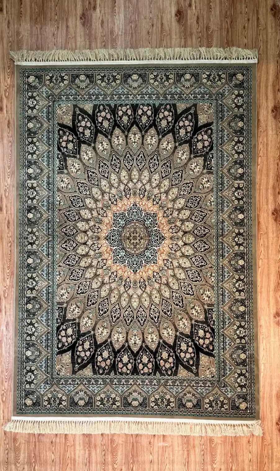 Golden Medallion (Mustard & Sage)