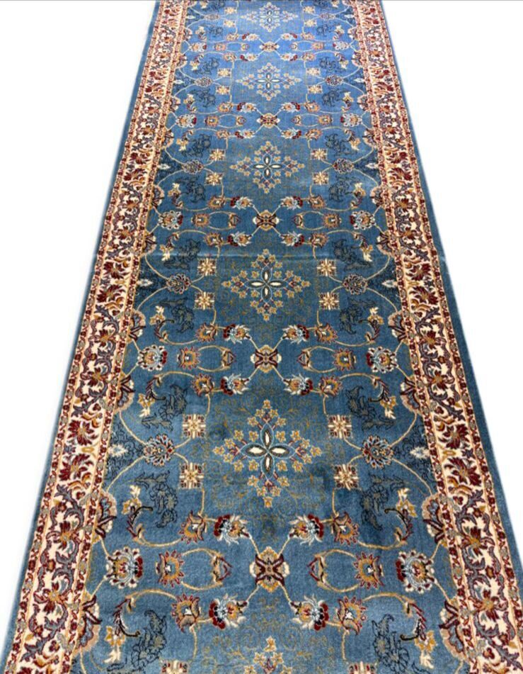 Irani Blue 500 Reeds Soft Fabric Janamaz –Inam Carpets