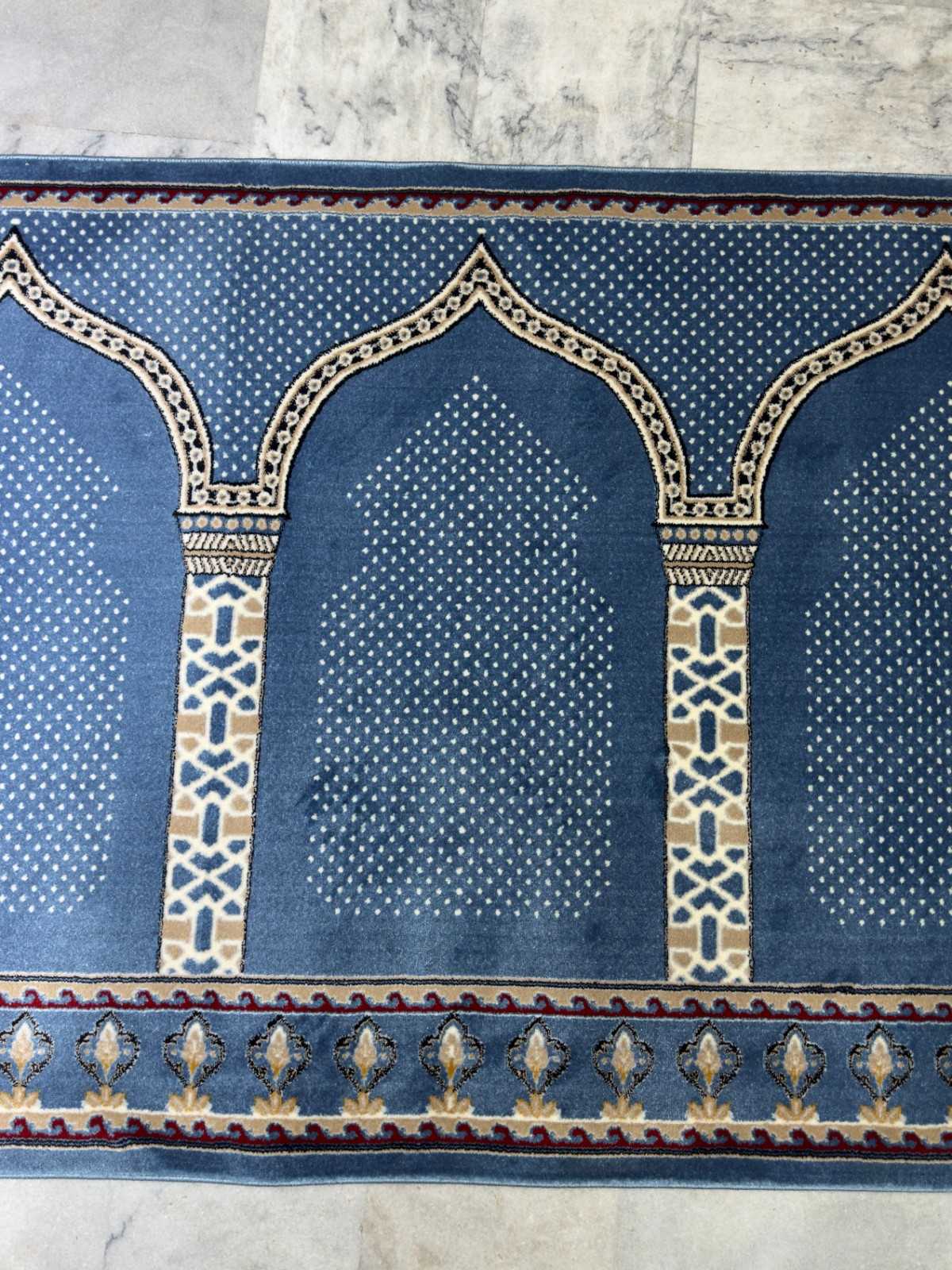 Irani Blue 500 Reeds Inam Masjid Carpets - Image 3
