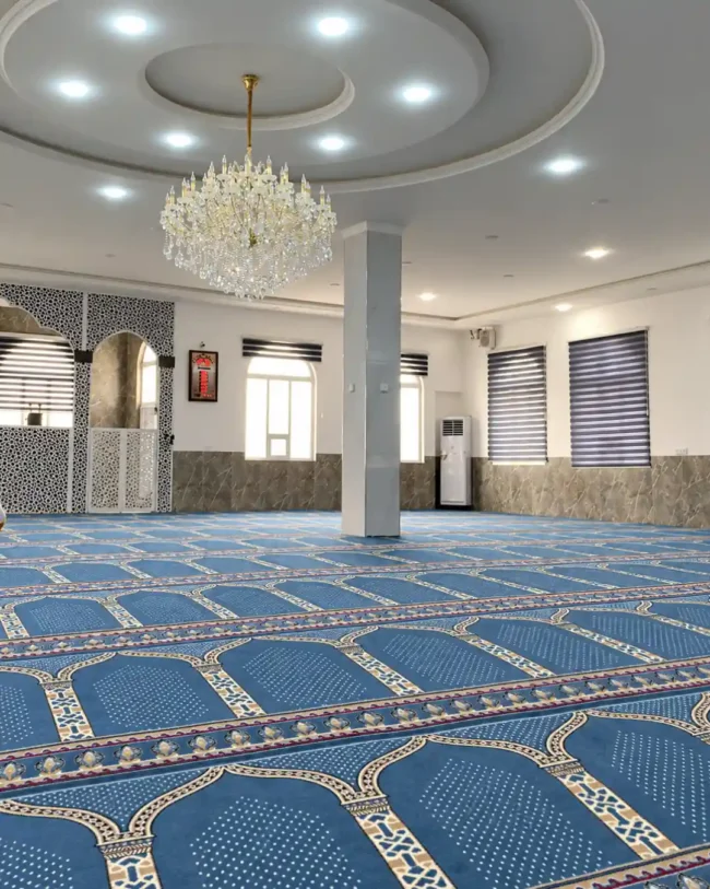Light Blue Irani Reeds Masjid Carpet