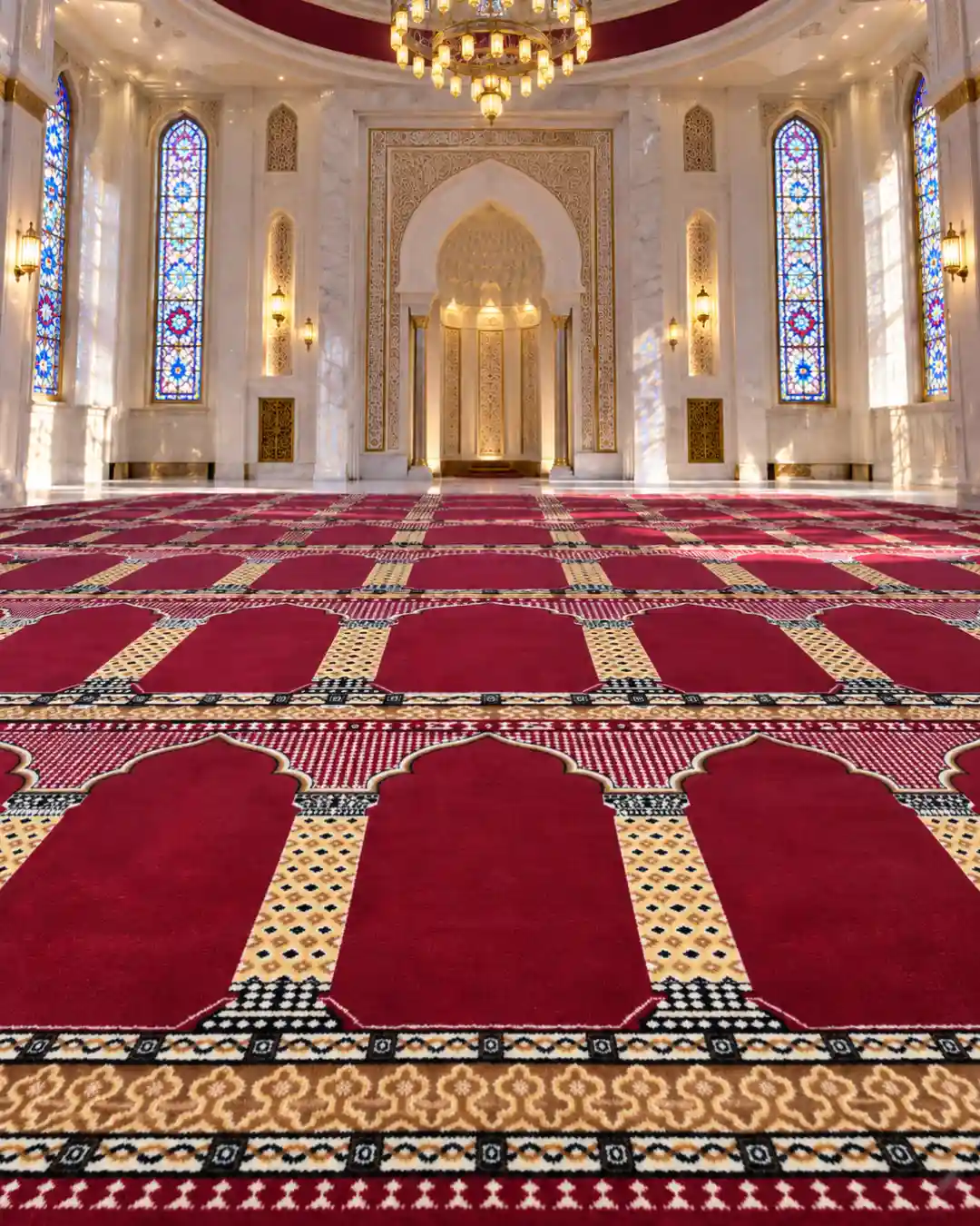 Maroon Pakistani Olympia Masjid Jainamaz