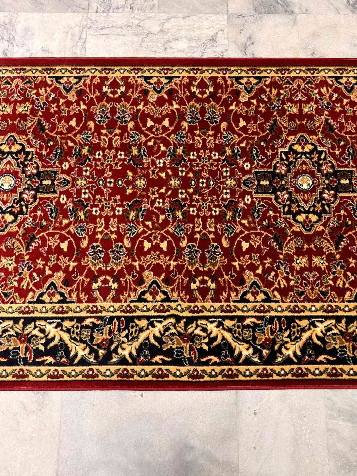 Pakistani Riaz Ul Jannah Red Prayer Carpet- Islamabad, Rawalpindi