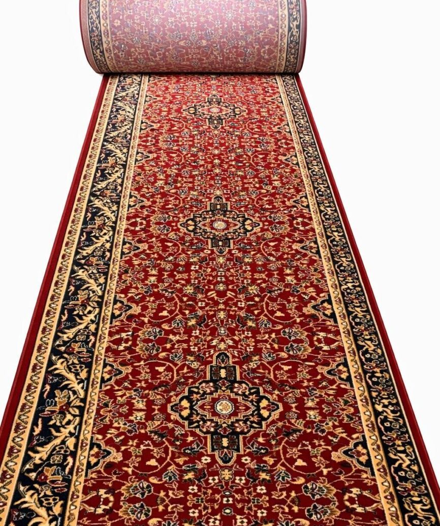 Pakistani Riaz Ul Jannah Red Prayer Carpet