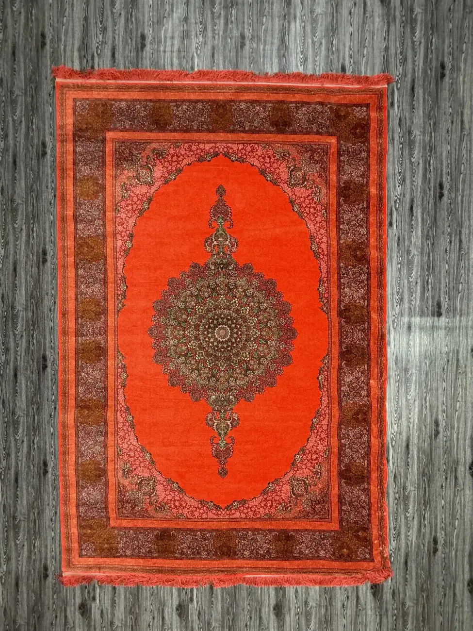 Vibrant Orange & Brown