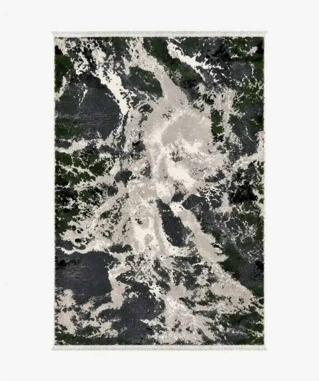 Artistic Marble Gray Area Rug
