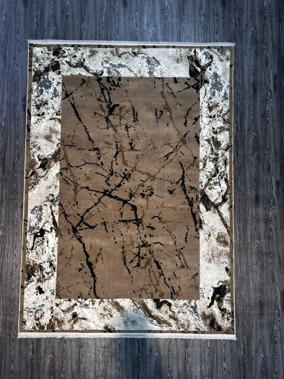 Coffee Brown with Dark Marble