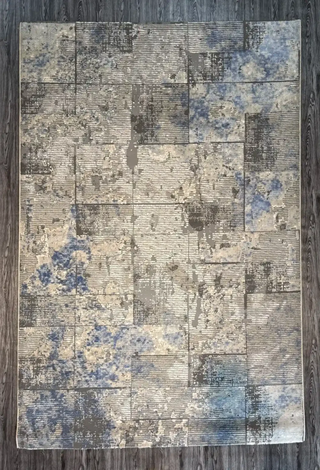 Cool Grey Cream & Royal Blue