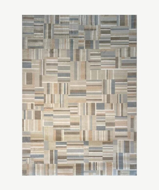 Geometric Patchwork Style Rug