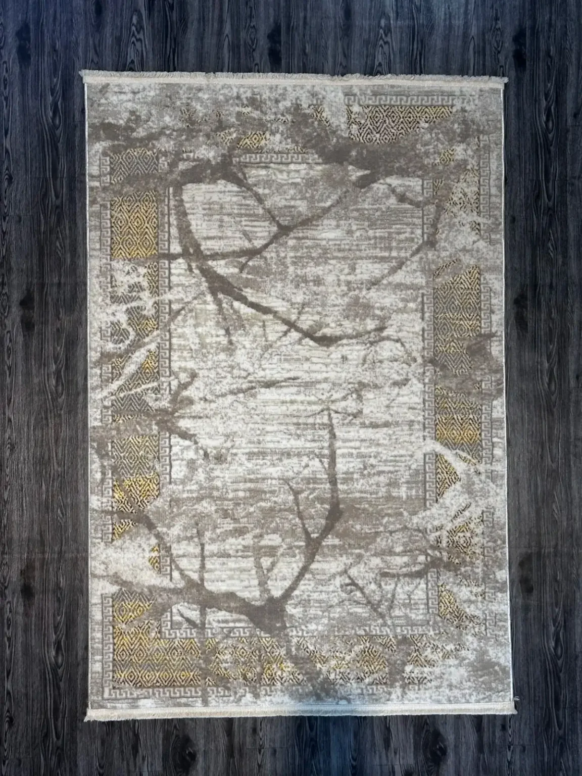 Grey and Mustard Gold