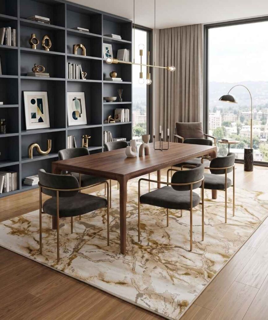 Luxe Weavers Marble Abstract Area Rug
