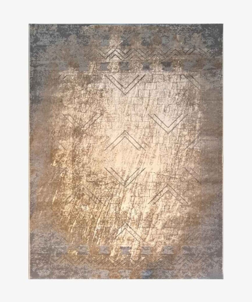 Modern vintage-style Turkish Rug