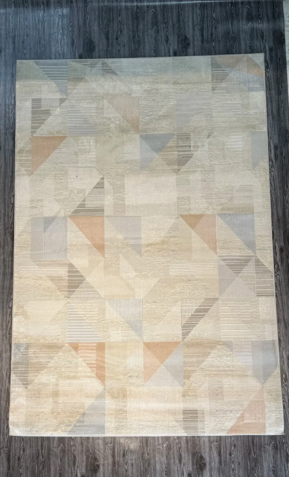 Muted Peach Soft Grey and Light Blue