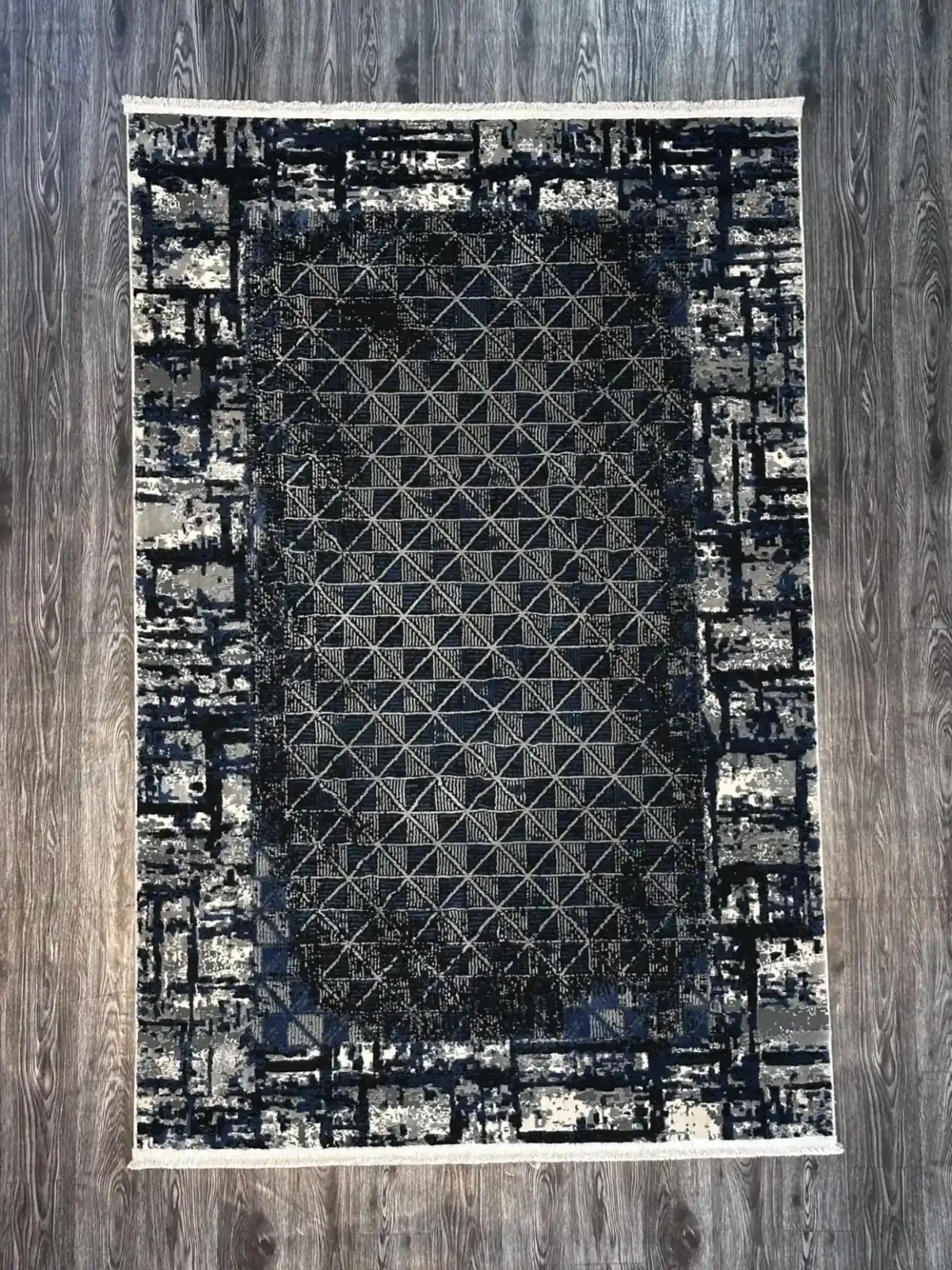 Navy Blue Black and Grey