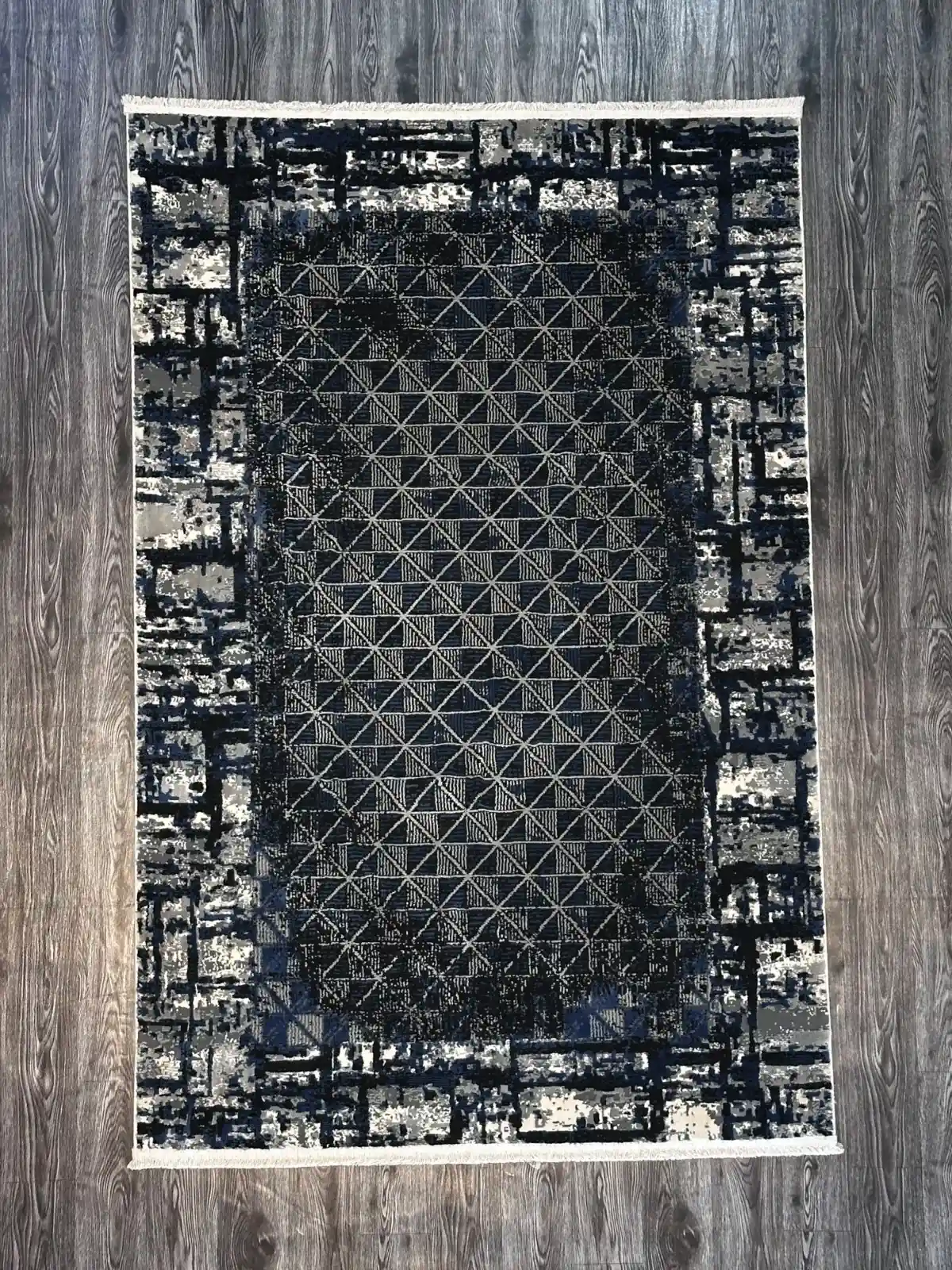 Navy Blue Black and Grey