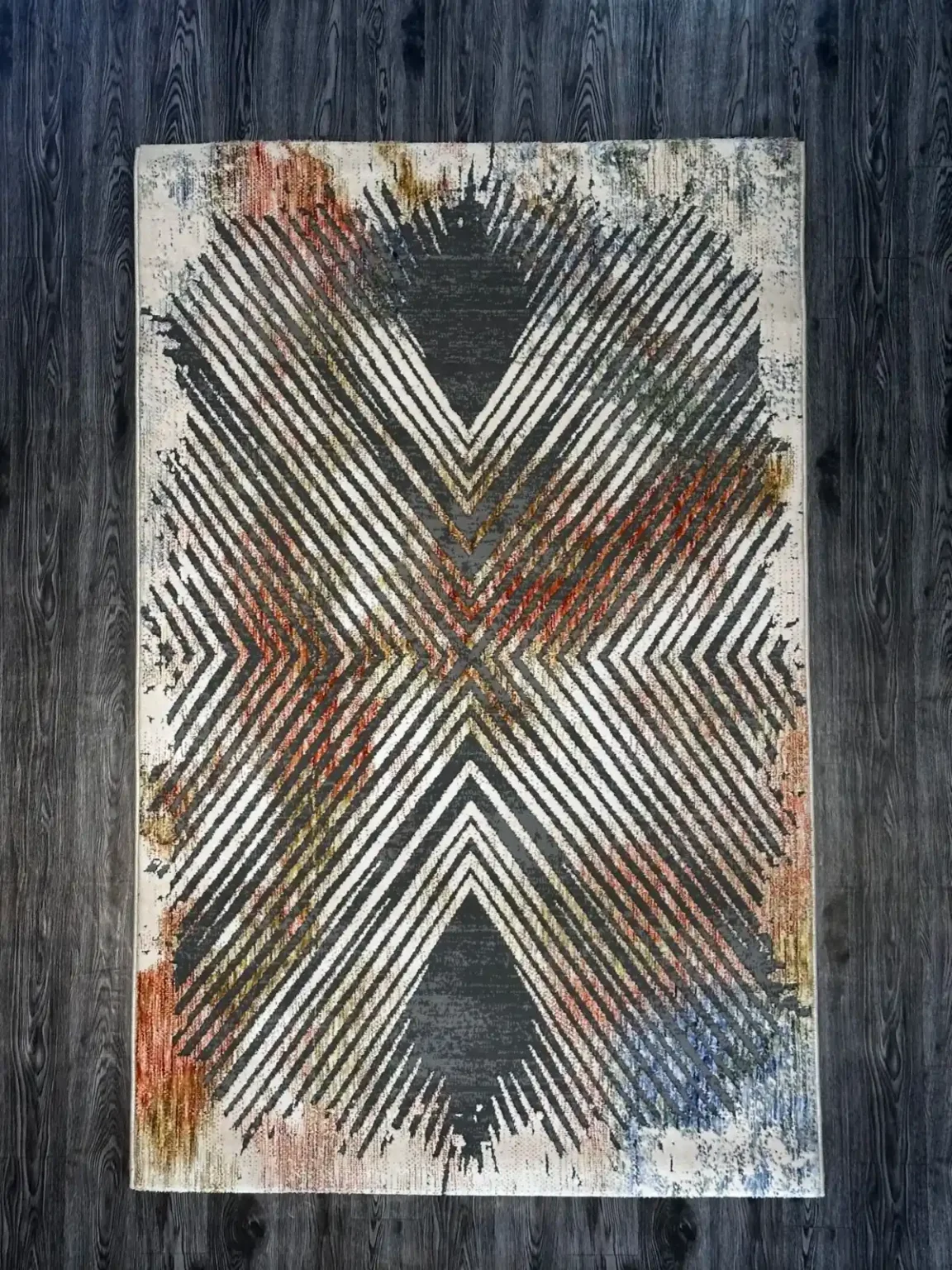 Rainbow Green Orange & Red