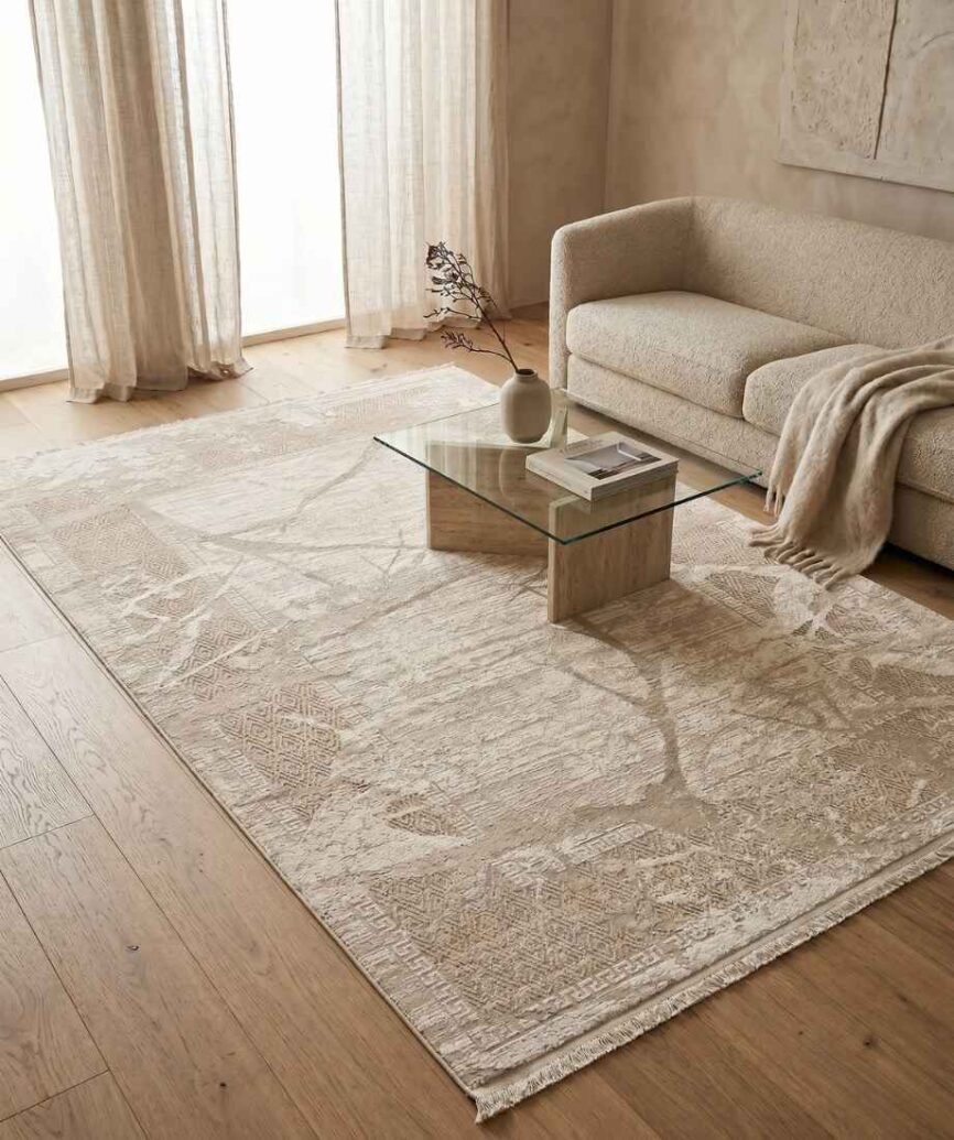 Turkish Modern Abstract Area Rug