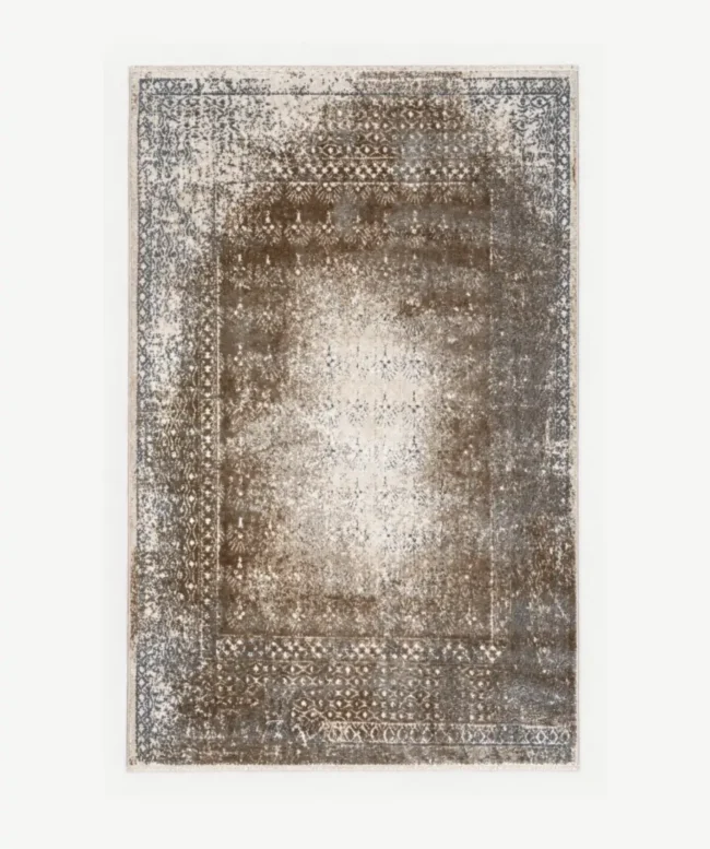 Vintage Ornate Distressed Area Rug