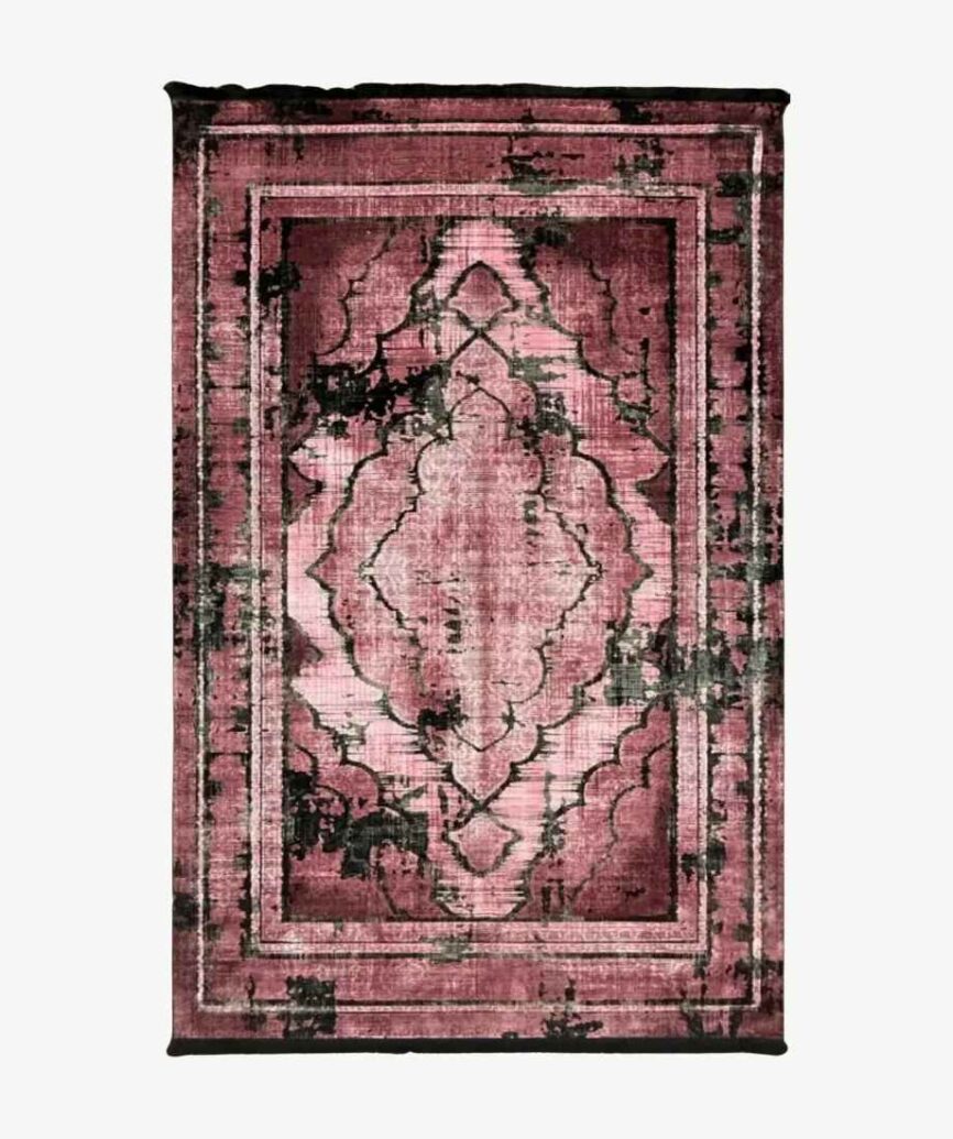 Inam Dusty Jewel Vintage Pink Persian Rug