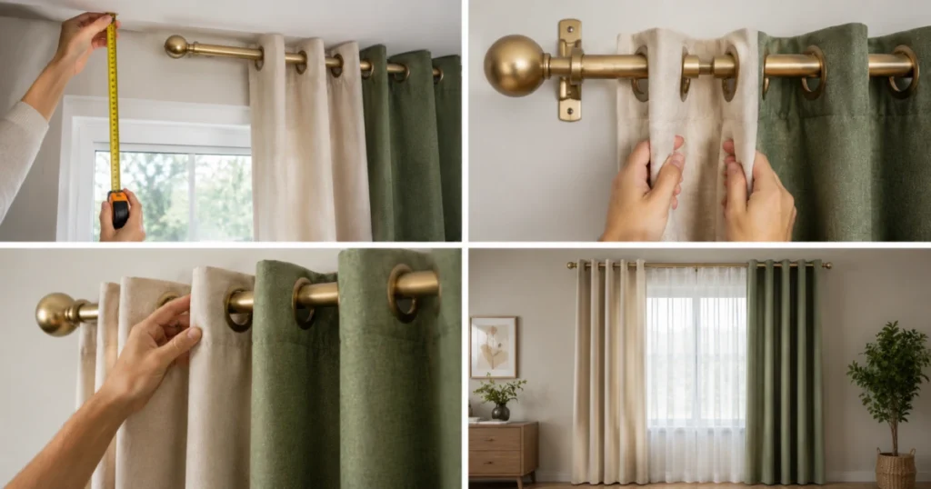 Curtain Installation Steps