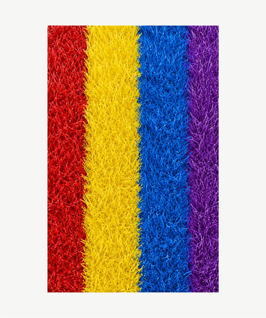 Rainbow Artificial Grass Carpet