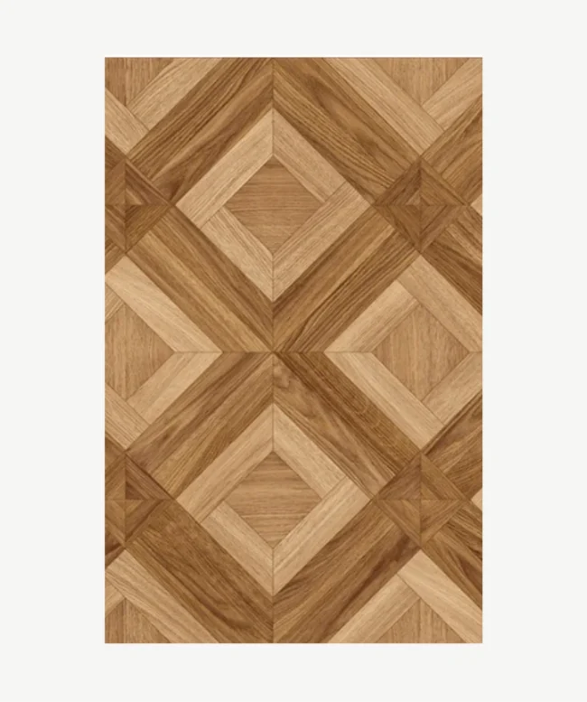 Classic Walnut Diamond Parquet Flooring