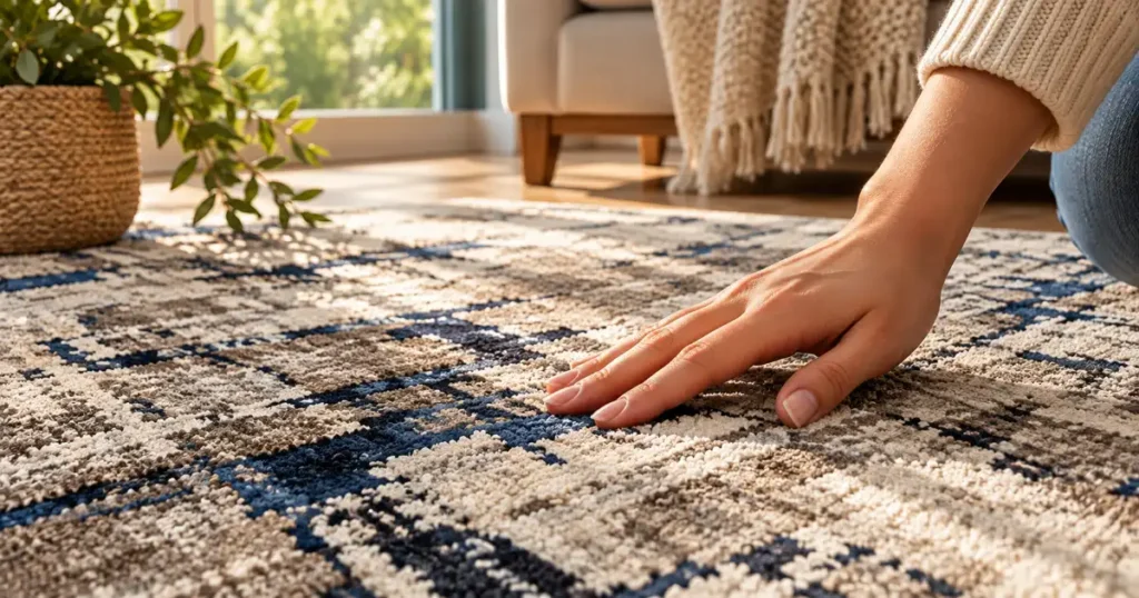 Natural Fiber Base Rug Texture