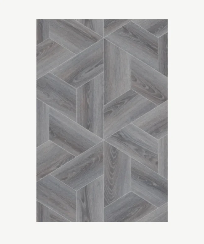 Silver Gray Chevron Wood Flooring